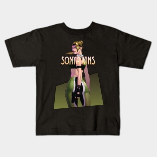 Sonya Blade Mortal Kombat v2 Kids T-Shirt